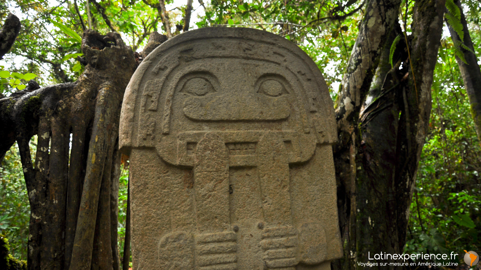 Colombie - San Agustin - statue archéologique Latinexperience-voyages