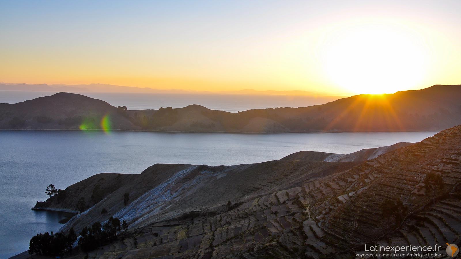 Amérique du Sud - Bolivie - Lac Titicaca - couché de soleil - Latinexperience voyages